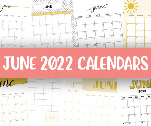 printable june 2022 calendars