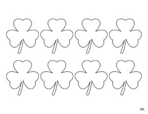 Shamrock Templates &amp; Coloring Pages - 30 FREE Printables | Printabulls