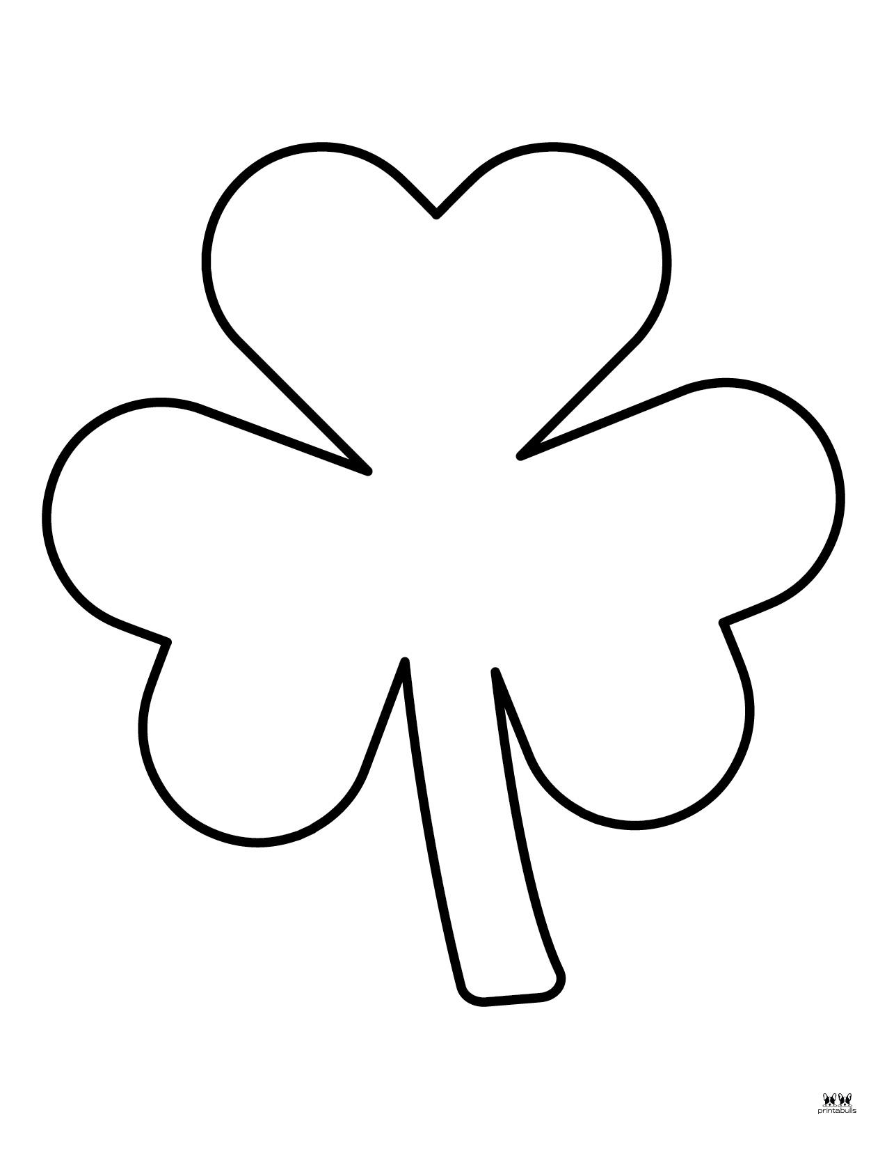 Shamrock Templates &amp; Coloring Pages - 30 FREE Printables | Printabulls