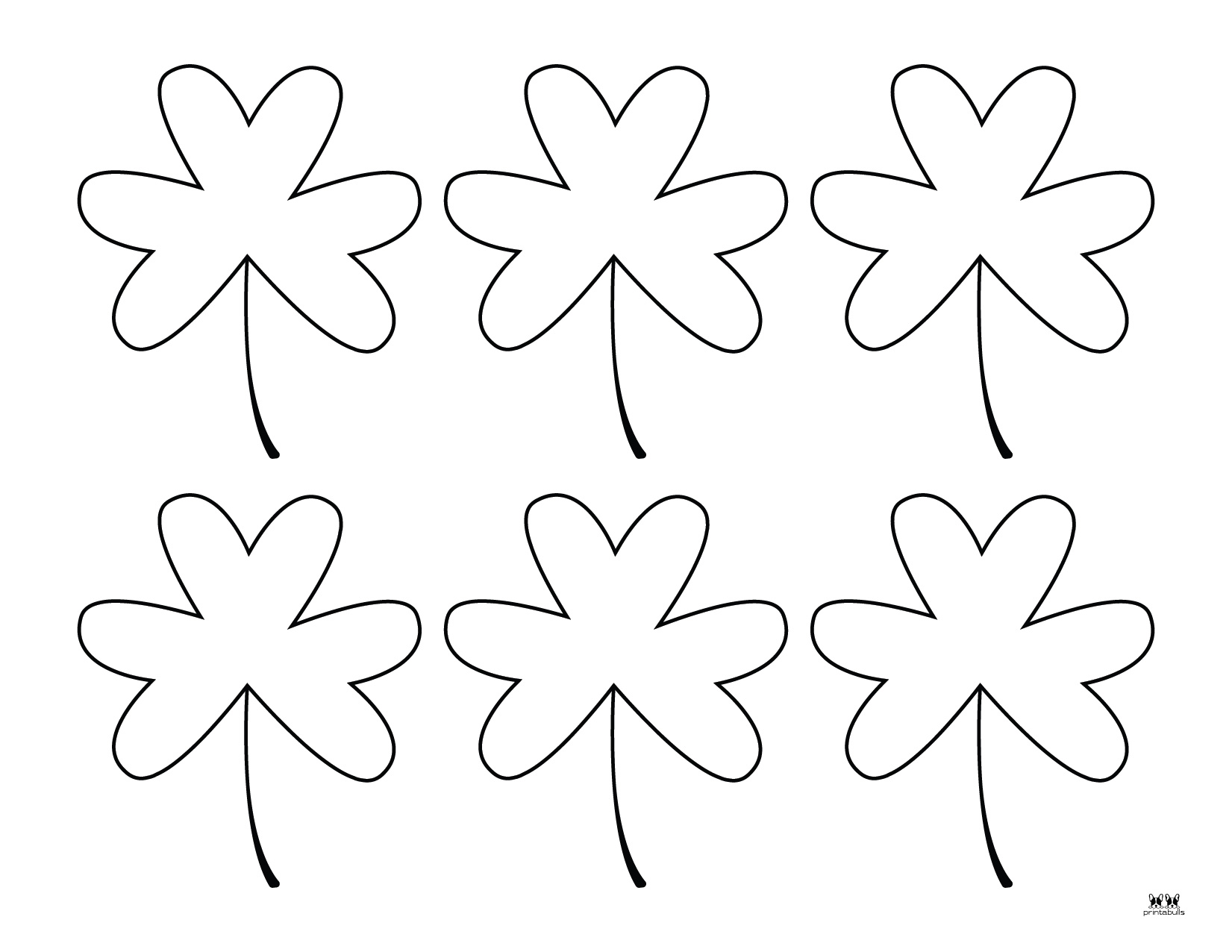 Shamrock Templates &amp; Coloring Pages - 30 FREE Printables | Printabulls
