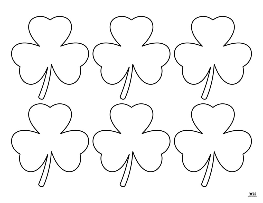 Shamrock Templates & Coloring Pages 30 FREE Printables PrintaBulk