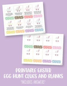 Easter Egg Hunt Clues - 75+ Free Printable Clues | Printabulls