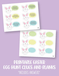 Easter Egg Hunt Clues - 75+ Free Printable Clues | Printabulls