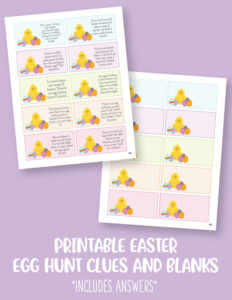 Easter Egg Hunt Clues - 75+ Free Printable Clues | Printabulls