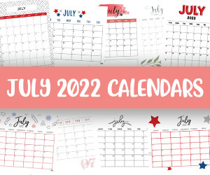 printable july 2022 calendars