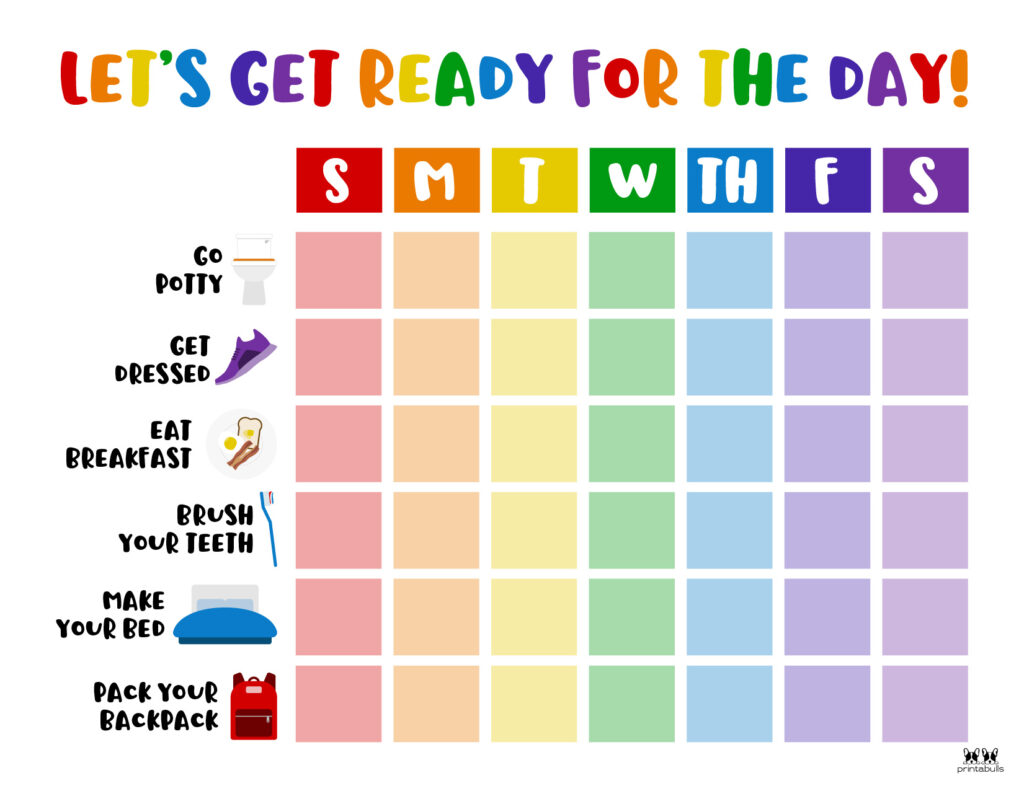 Printable Morning Routine Chart-Page-16