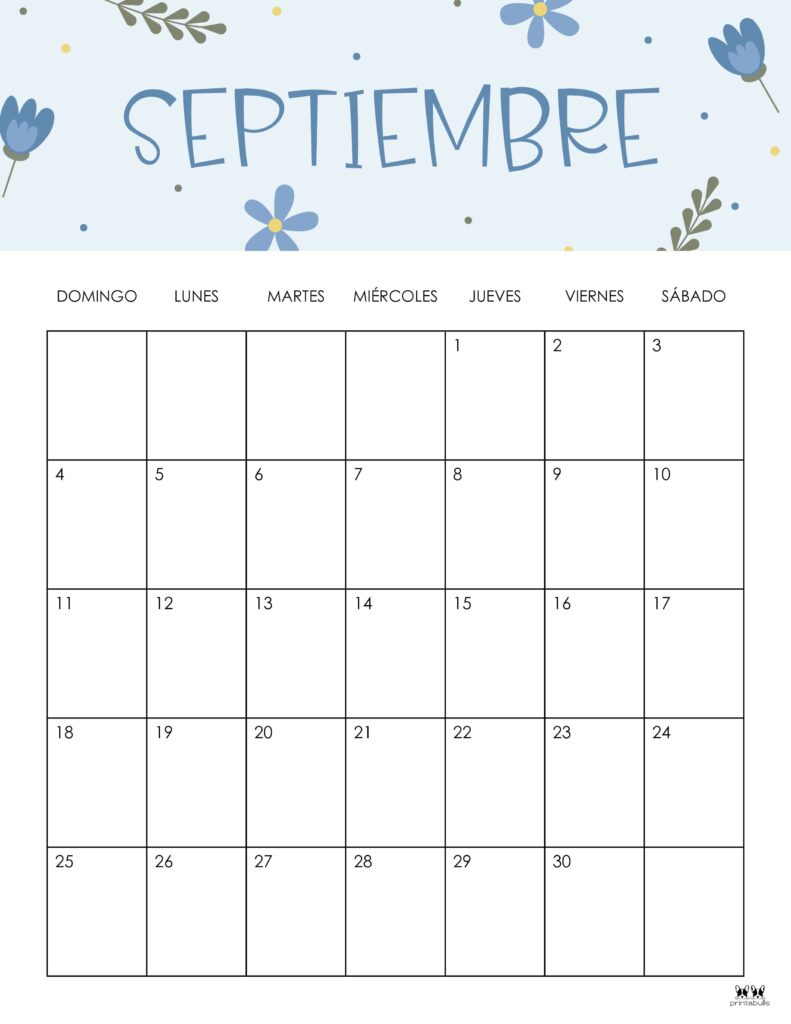 September 2022 Calendars - 50 FREE Printables | Printabulls September 2022 Calendars - 50 FREE Printables | Printabulls