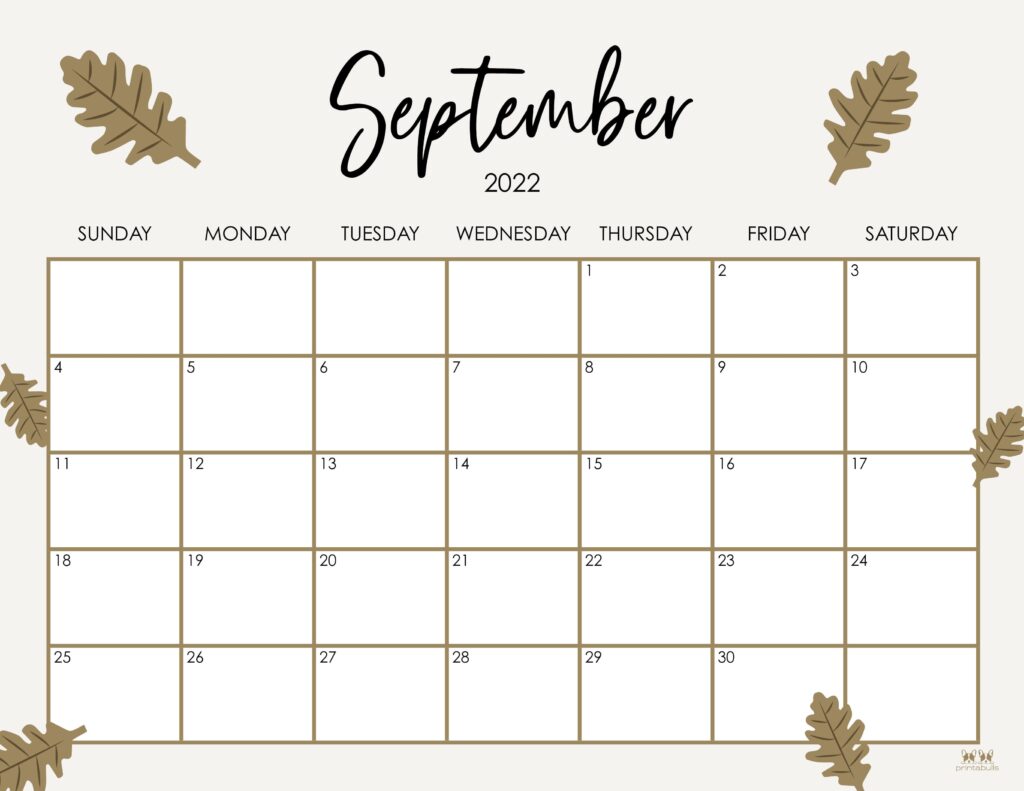 Free September Printables Printable Templates