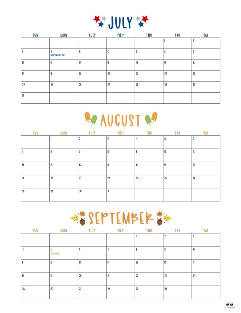 Printable Summer Calendar-15
