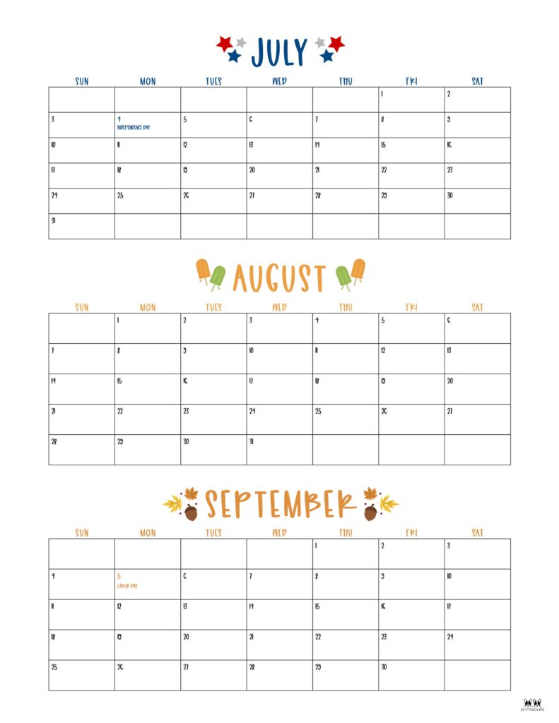 Printable Summer Calendar-15