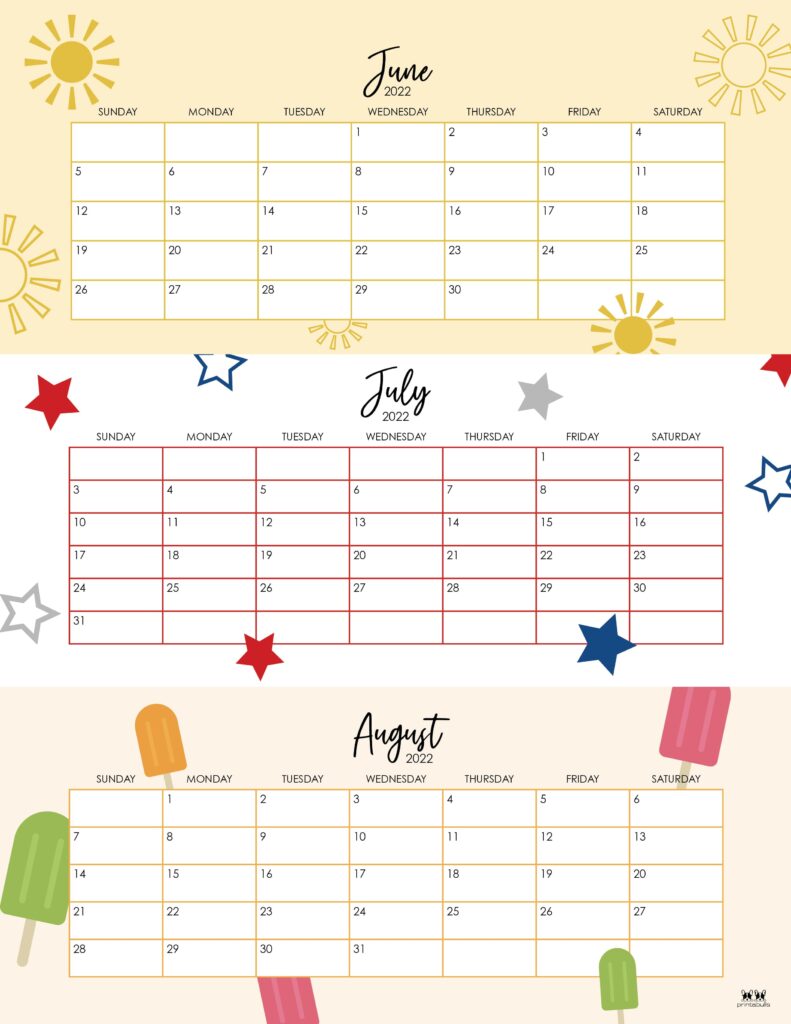 Printable Summer Calendar-9
