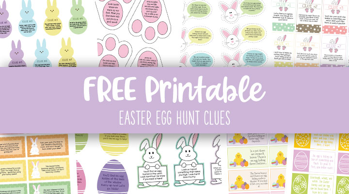 Easter Egg Hunt Clues - 75+ Free Printable Clues