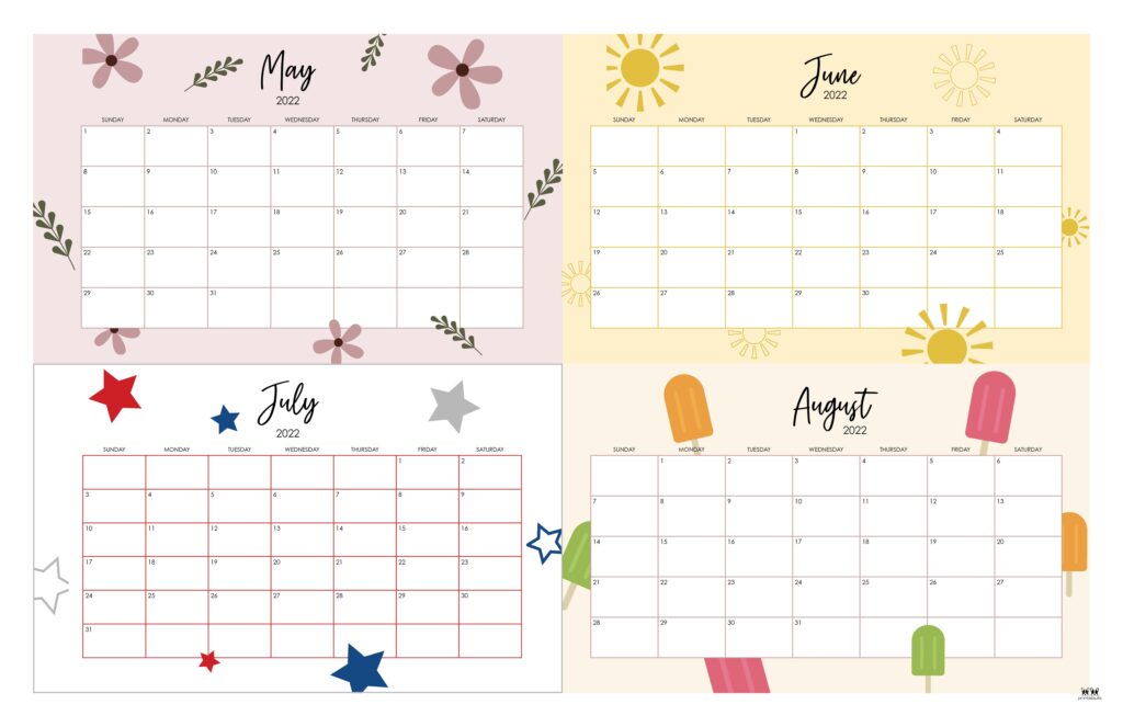 Four Month Calendar-14