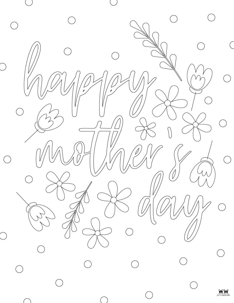 Happy Mother_s Day Coloring Page-13