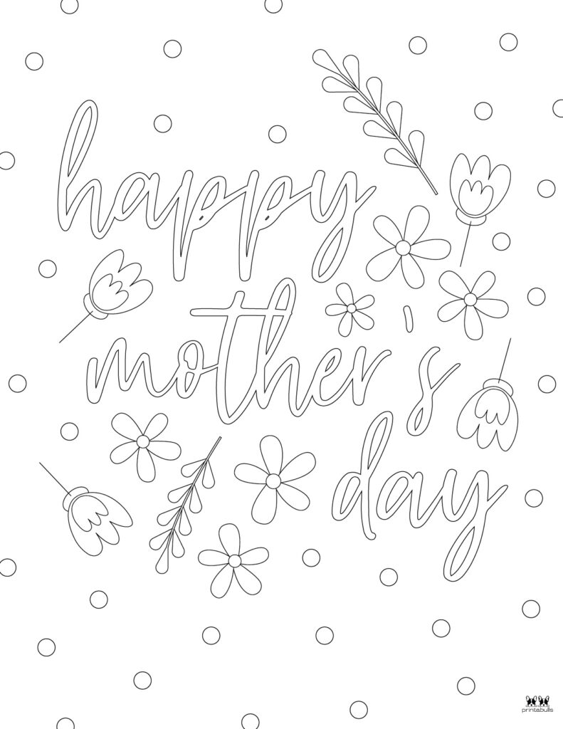 Happy Mother_s Day Coloring Page-13