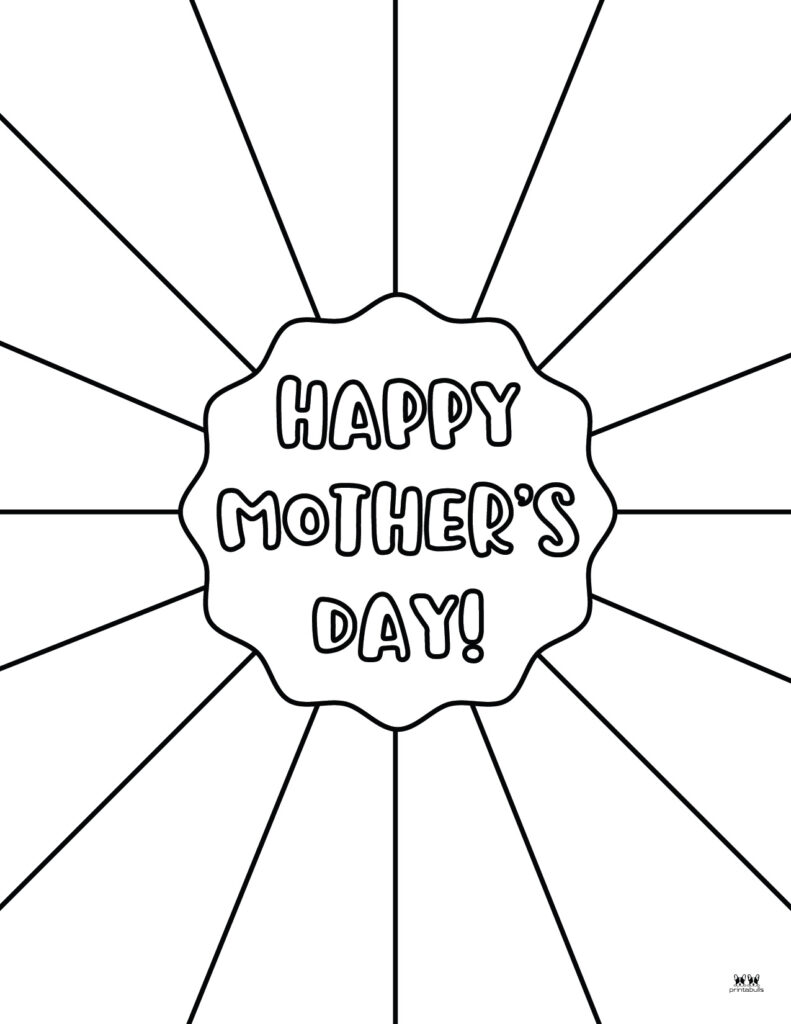 Happy Mother_s Day Coloring Page-16