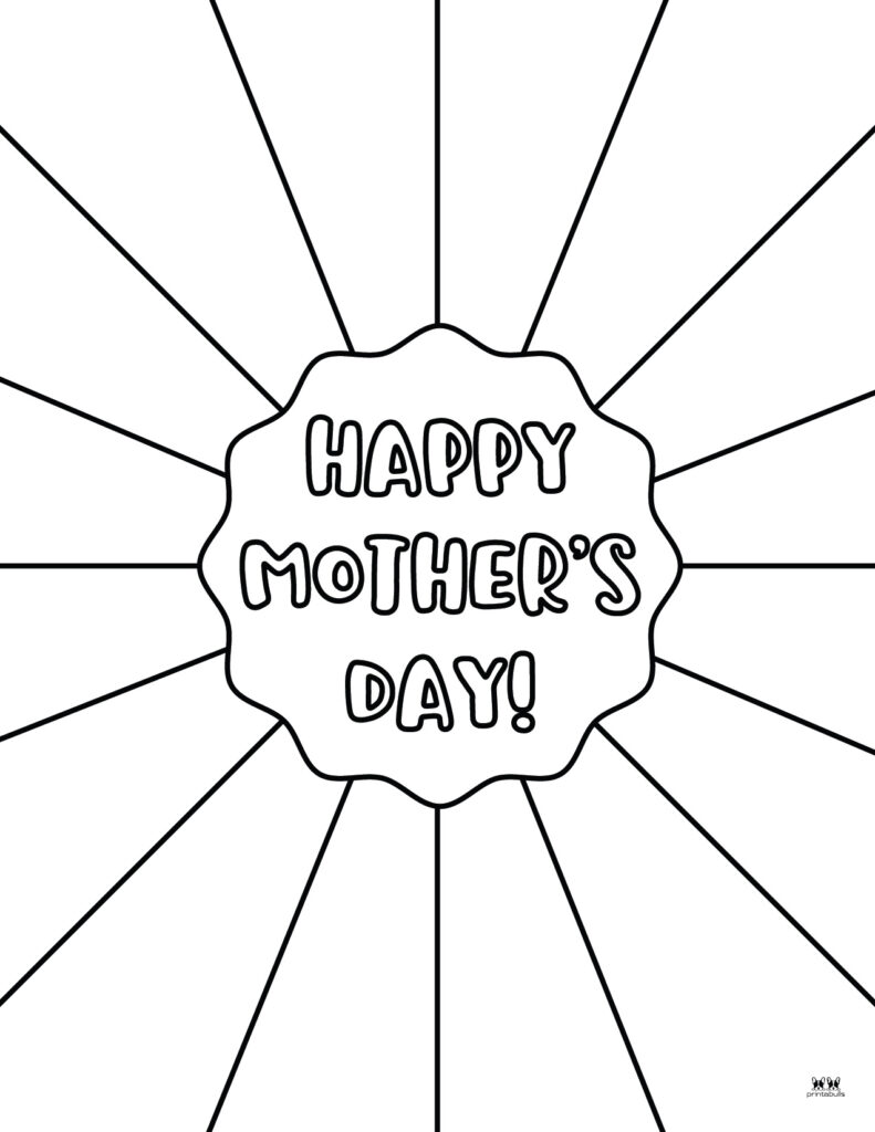Happy Mother_s Day Coloring Page-16