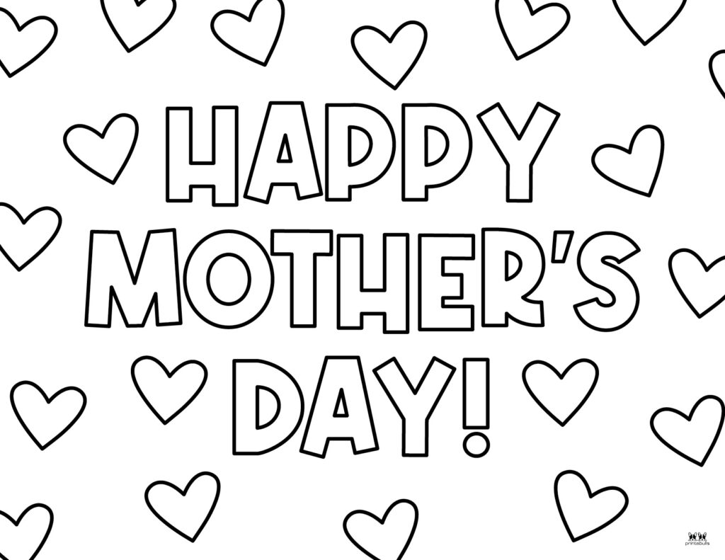 Happy Mother_s Day Coloring Page-18
