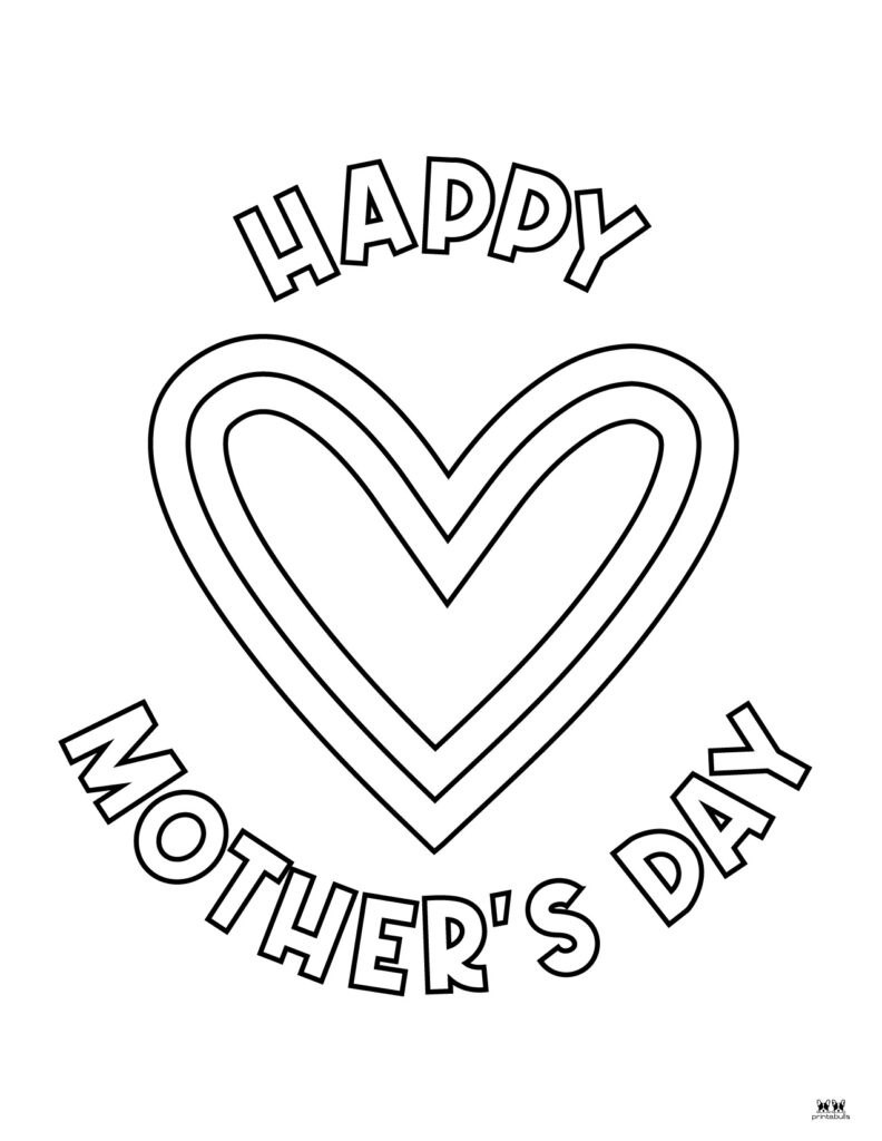 Happy Mother_s Day Coloring Page-2