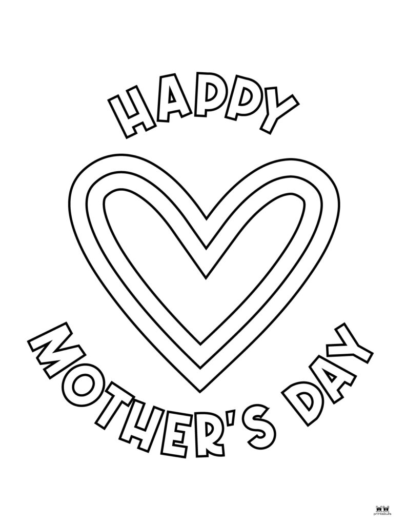 Happy Mother_s Day Coloring Page-2