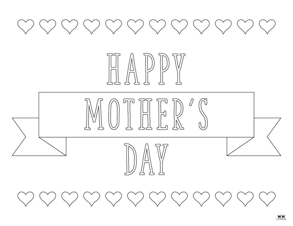 Happy Mother_s Day Coloring Page-3