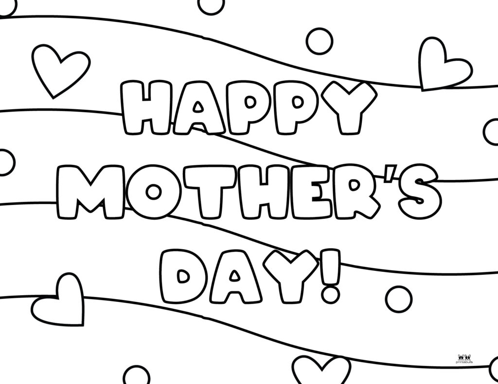 Happy Mother_s Day Coloring Page-6