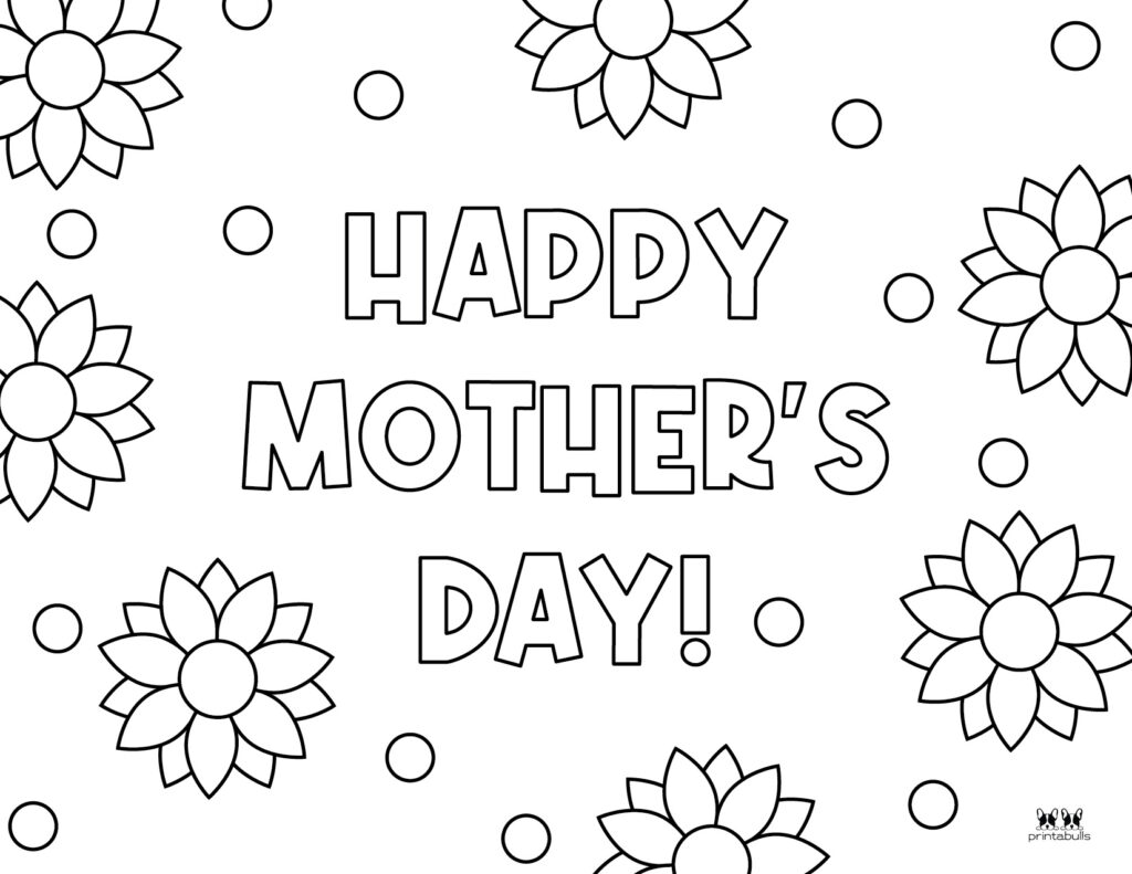 Happy Mother_s Day Coloring Page-7