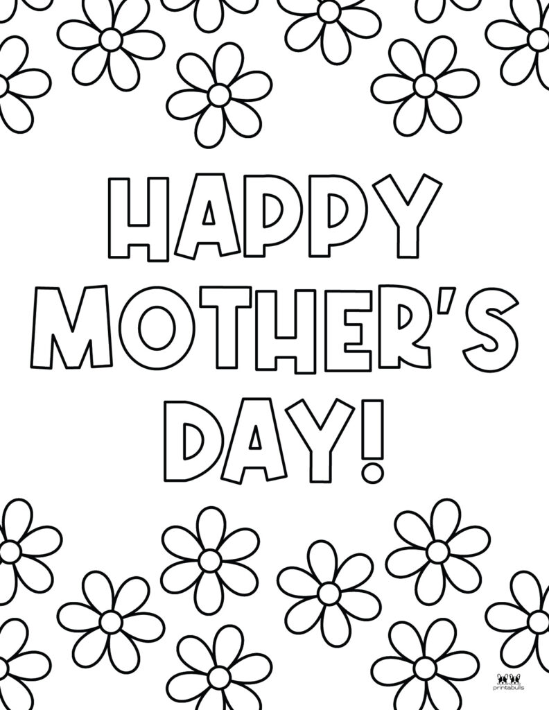 Happy Mother_s Day Coloring Page-8