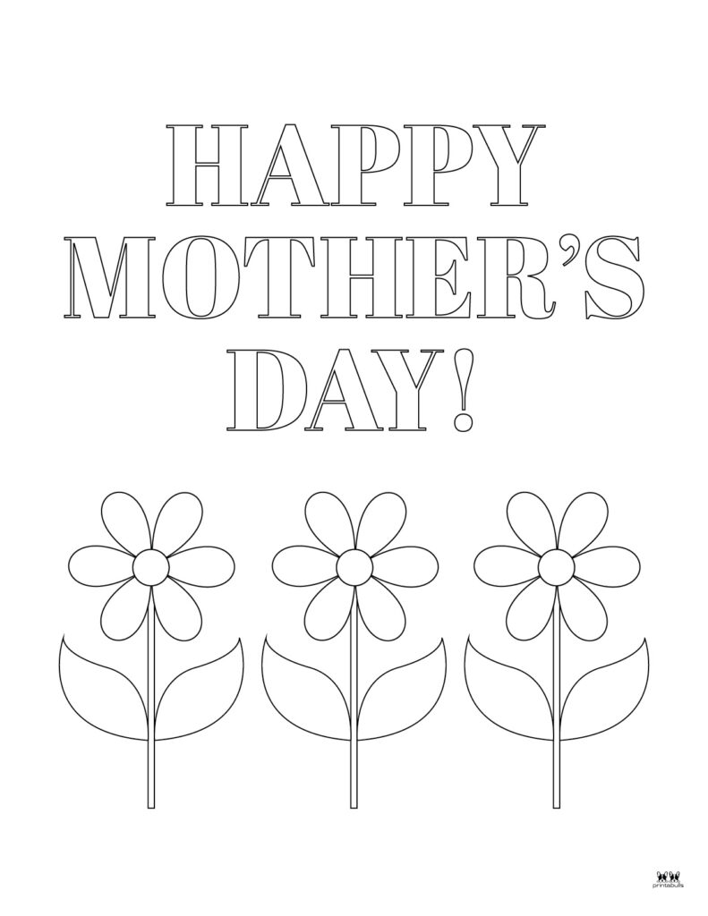 Happy Mother_s Day Coloring Page-9