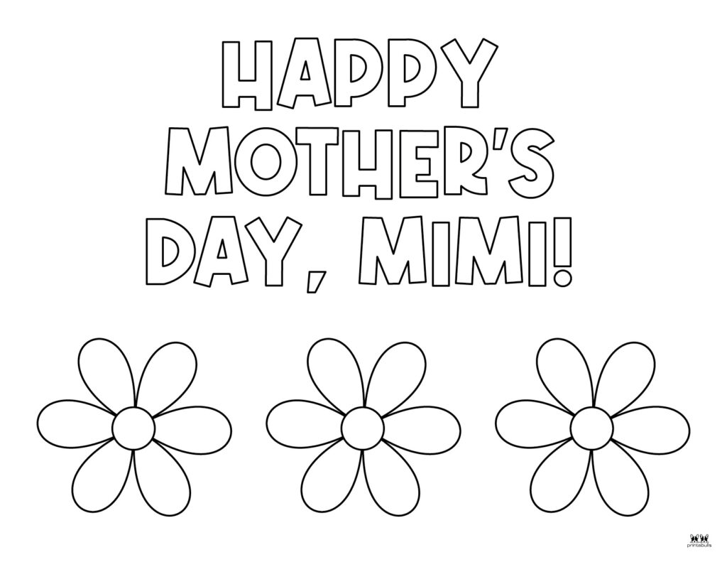 Happy Mother_s Day Mimi Coloring Page-2