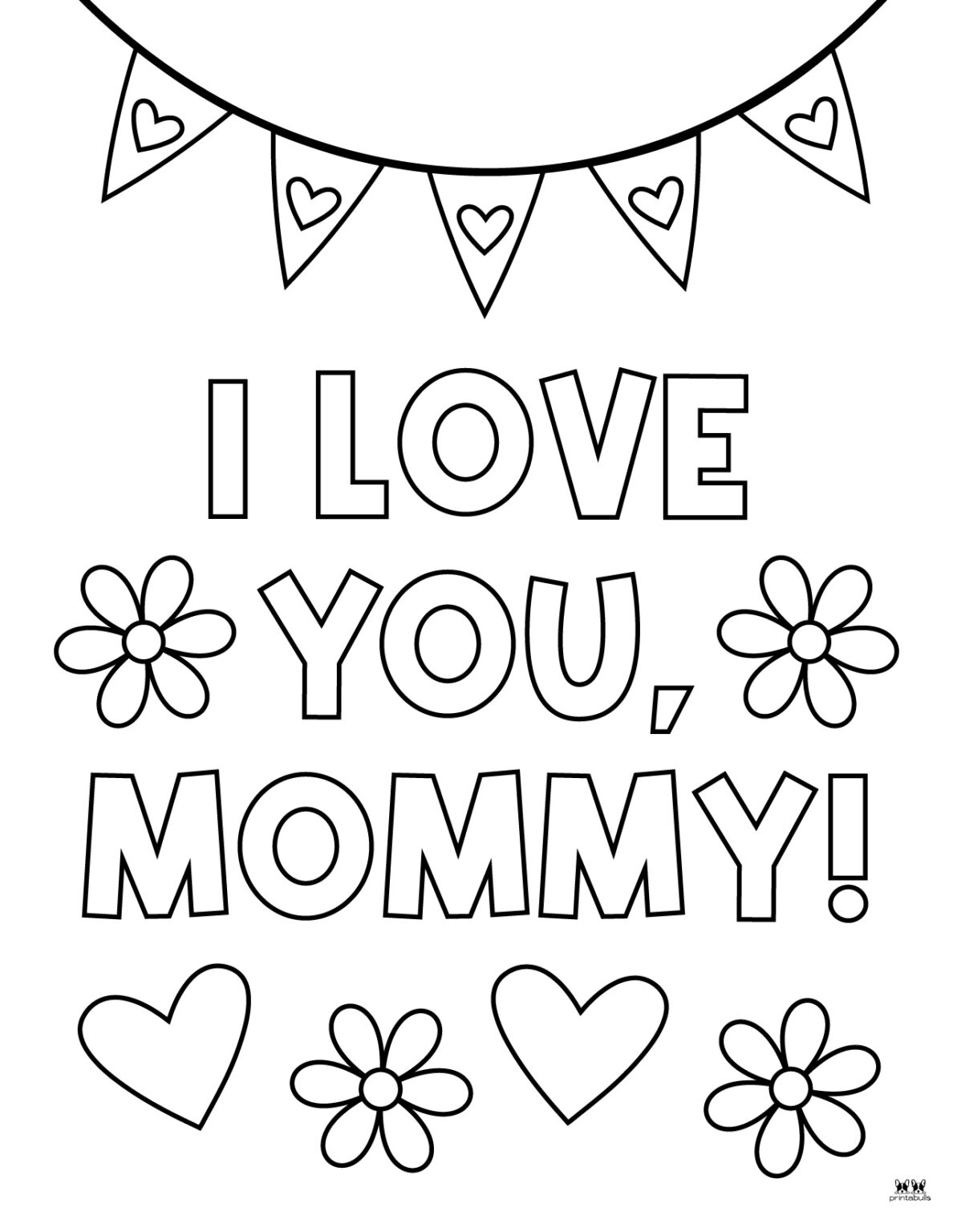 Mother's Day Coloring Pages - 50 FREE Printables - PrintaBulk