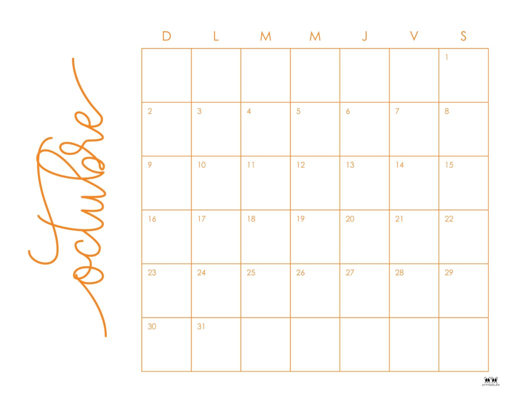 october 2022 calendar printable