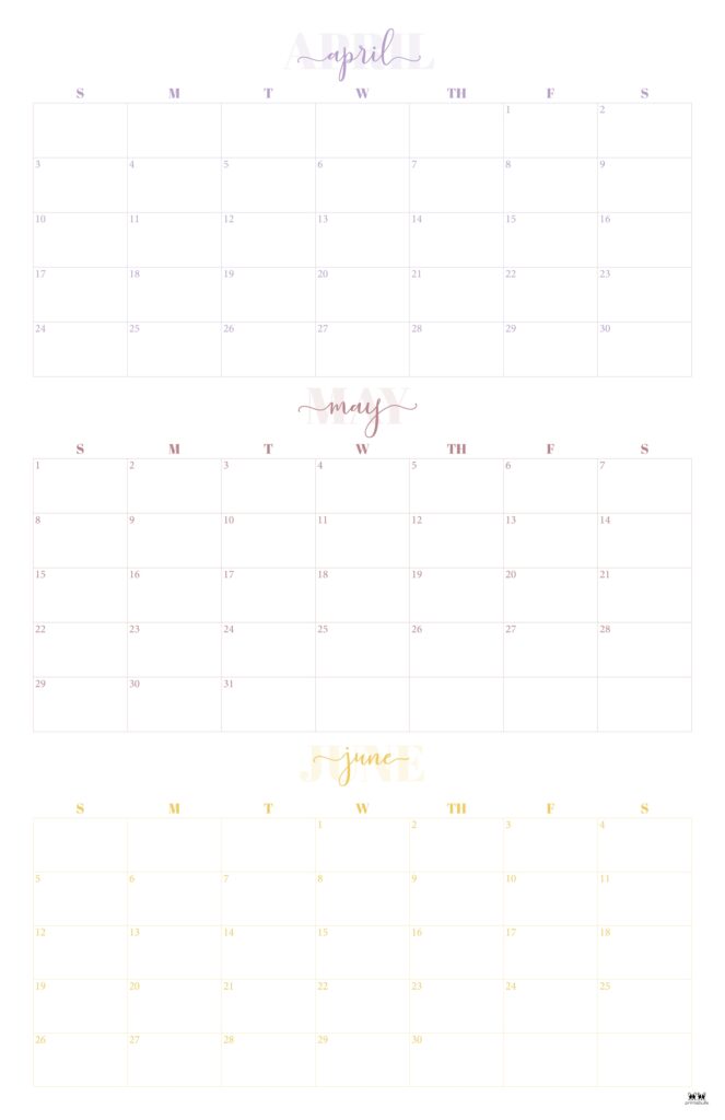 Printable Three Month Calendar-20
