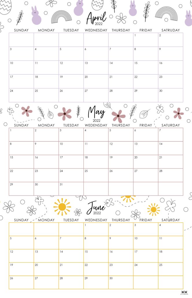Printable Three Month Calendar-21