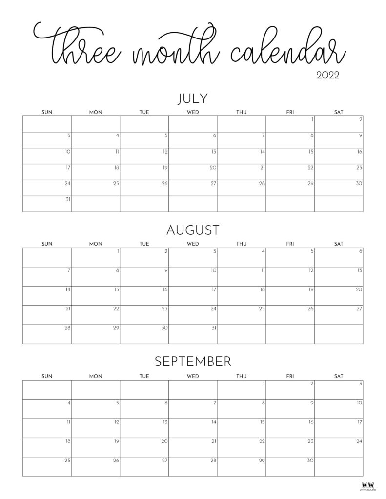 Printable Three Month Calendar-27