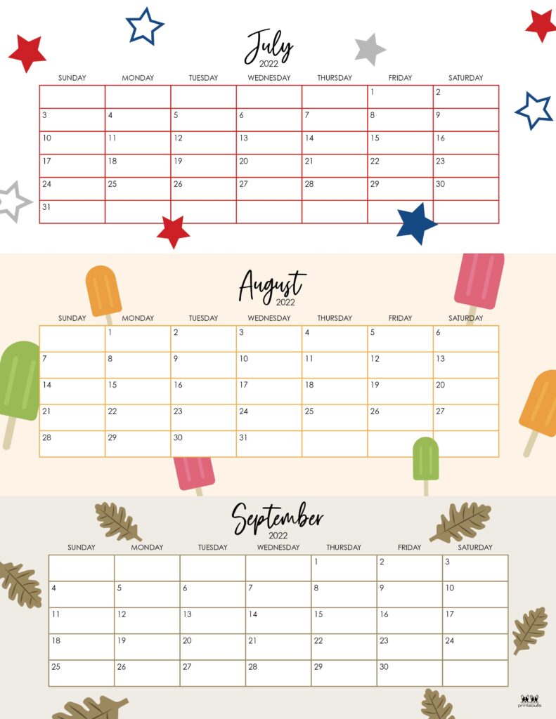 Printable Three Month Calendar-30