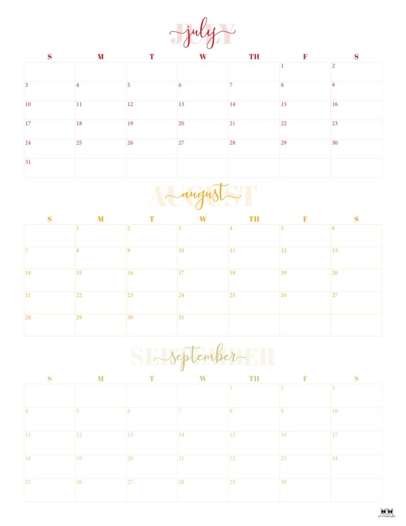 Printable Three Month Calendar-33