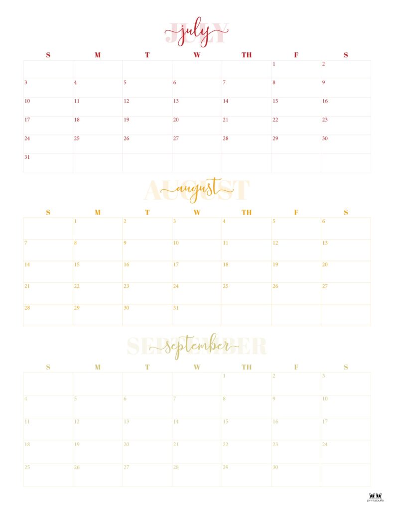 Printable Three Month Calendar-33
