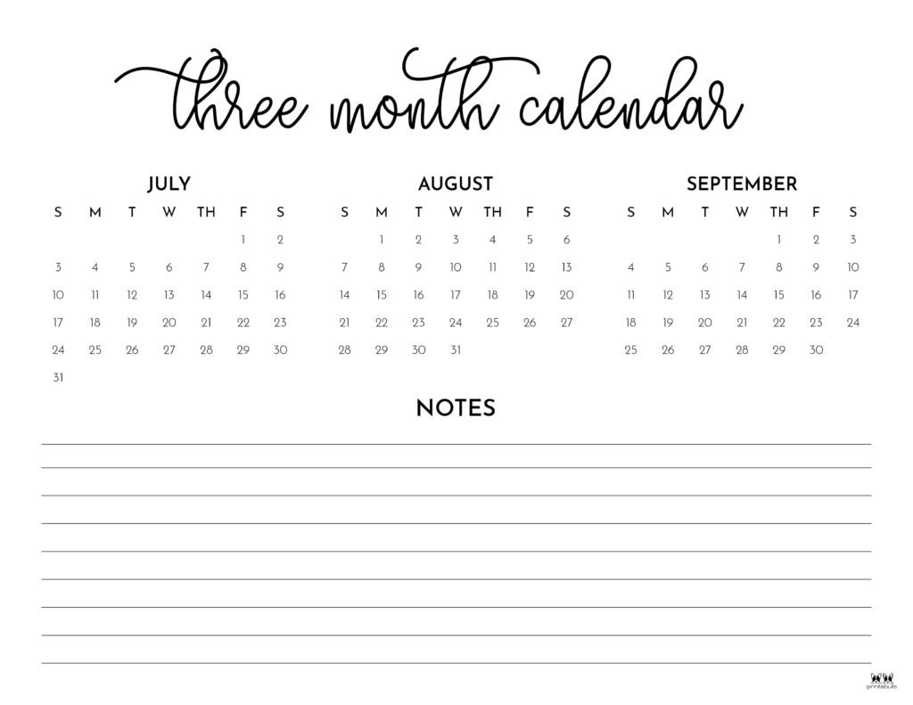 Printable Three Month Calendar-37