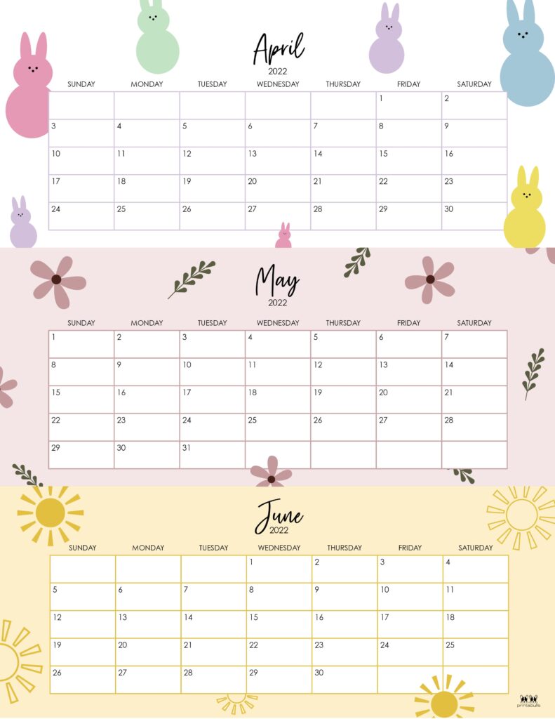 Printable Three Month Calendar-4