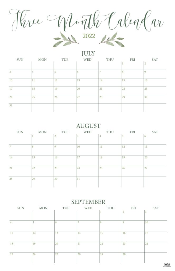 Printable Three Month Calendar-41