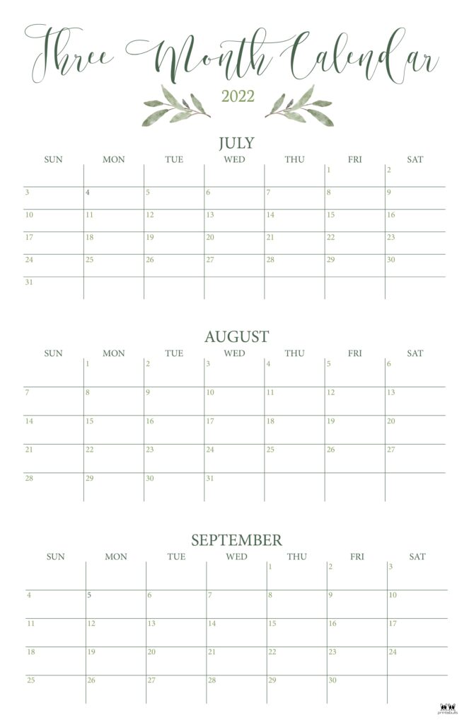 Printable Three Month Calendar-41