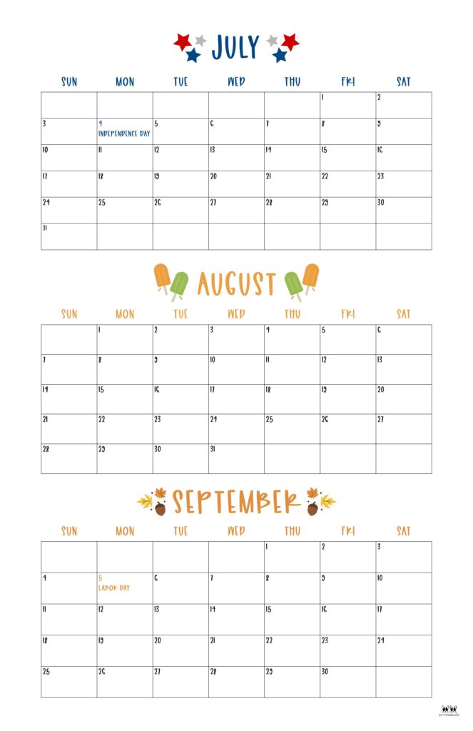 Printable Three Month Calendar-44