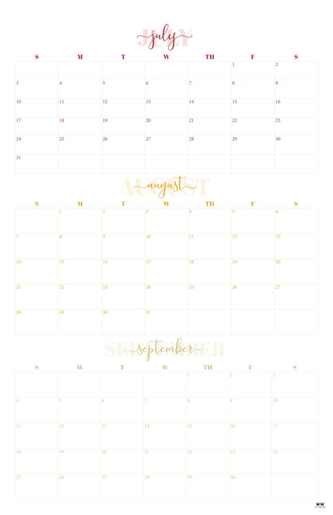 Printable Three Month Calendar-46