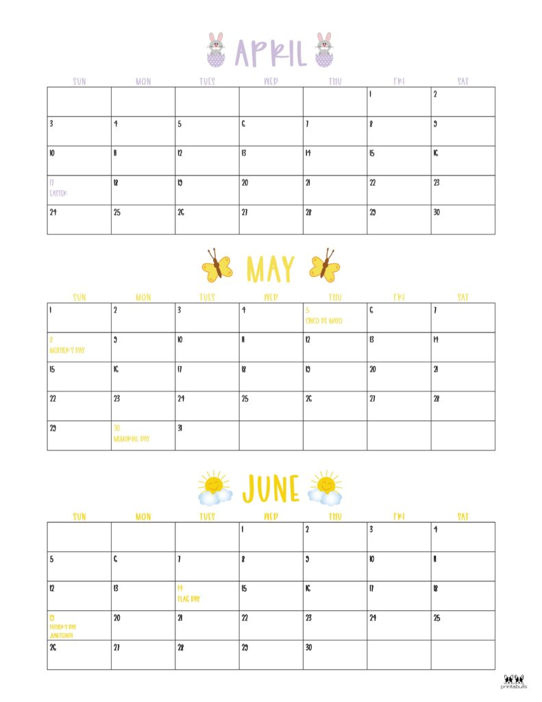 Printable Three Month Calendar-5