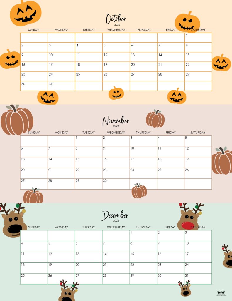 Printable Three Month Calendar-56