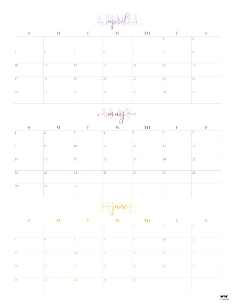 Printable Three Month Calendar-7