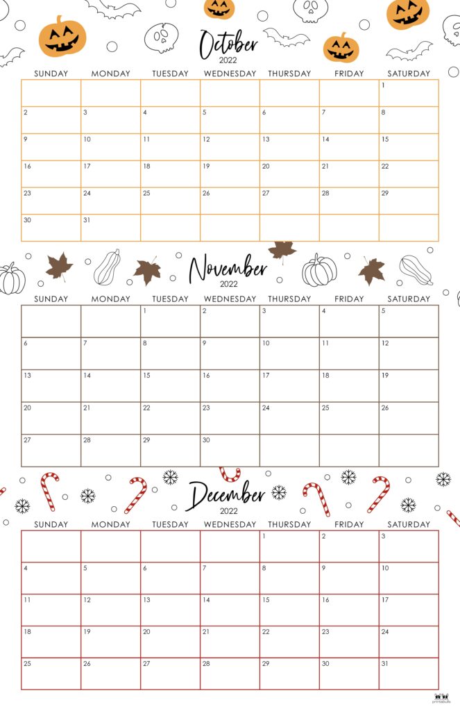 Printable Three Month Calendar-73