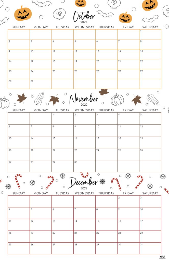 Printable Three Month Calendar-73