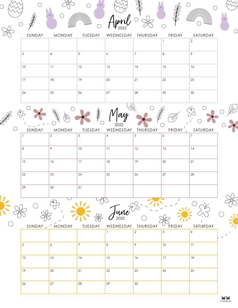 Printable Three Month Calendar-8